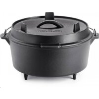 Gußeisen Dutch Oven mit Deckel, DM28cm, 6 Liter