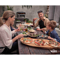 Witt PICCOLO Rotante Pizzaofen Bundle mat green...